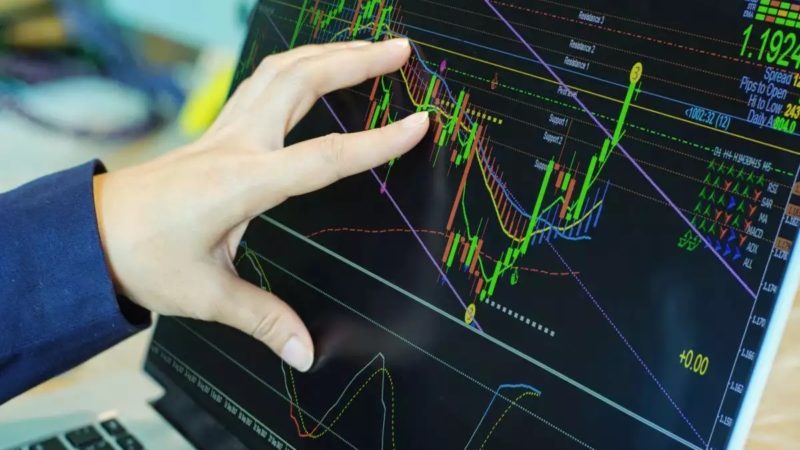 Technical analysis tools used in stock trading