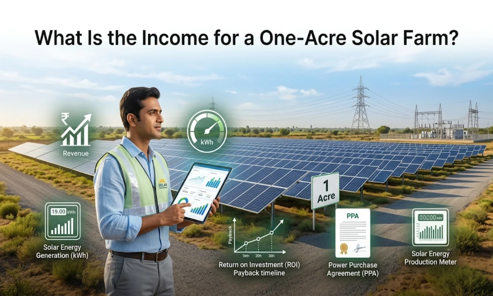 What Is the Income for a One-Acre Solar Farm?
